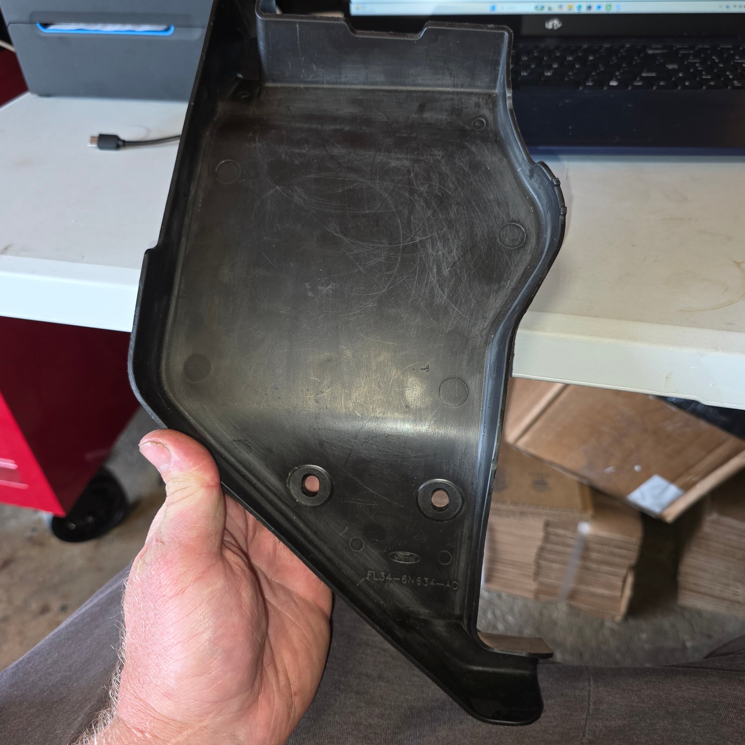 F150 Oil Drain Tray - Mess Fix